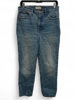 Madewell Classic Straight-Leg Denim Jeans in Blue